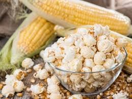 corn on the cob and popcors